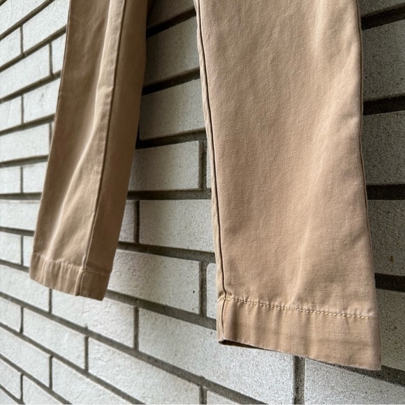 Talbots Cotton Canvas Cargo Slim Leg Pants Khaki Tan - Picture 3 of 11